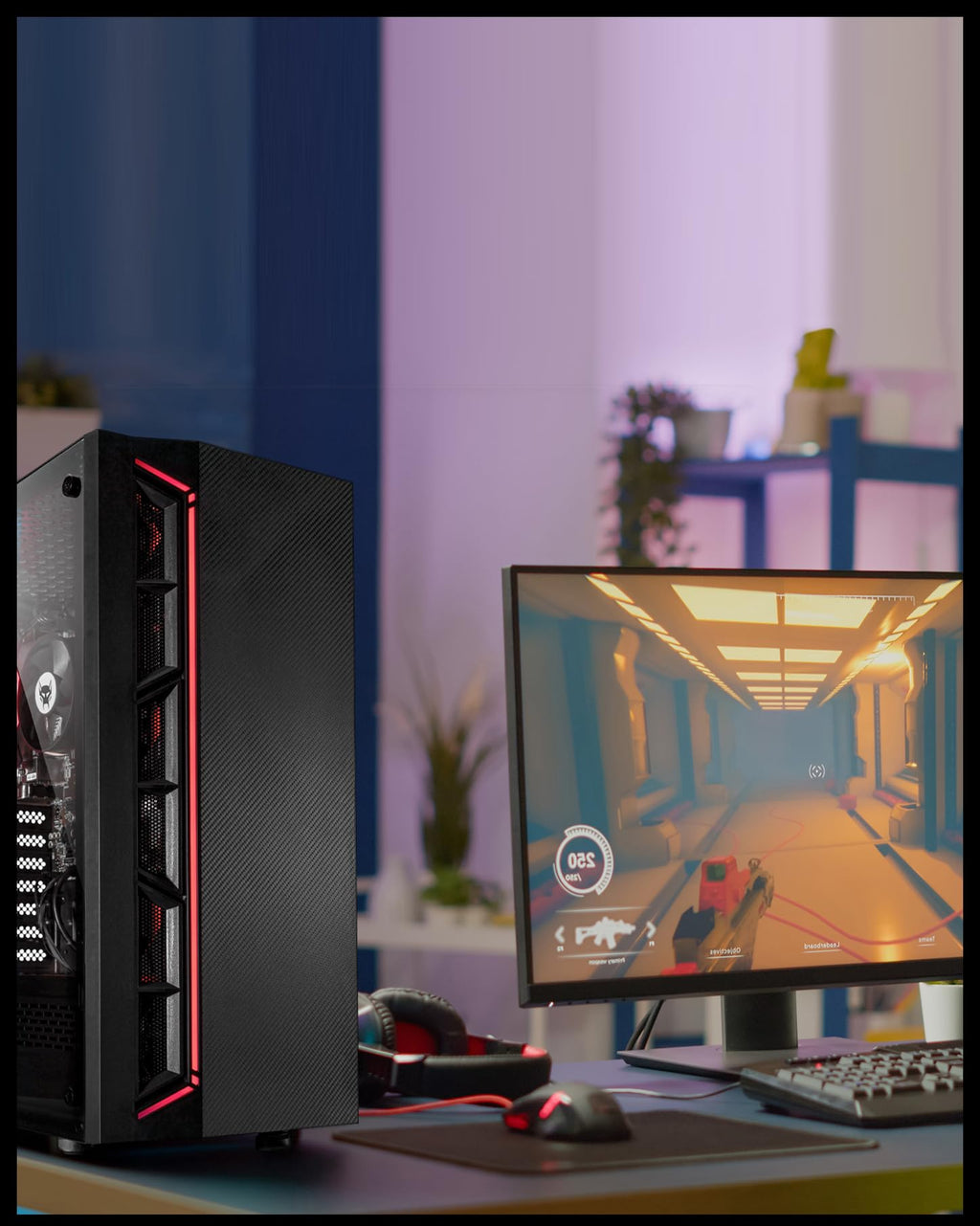 PC Gamer Beastcom Q3 - AMD Ryzen 5, 16GB RAM, 512GB SSD, Wi-Fi