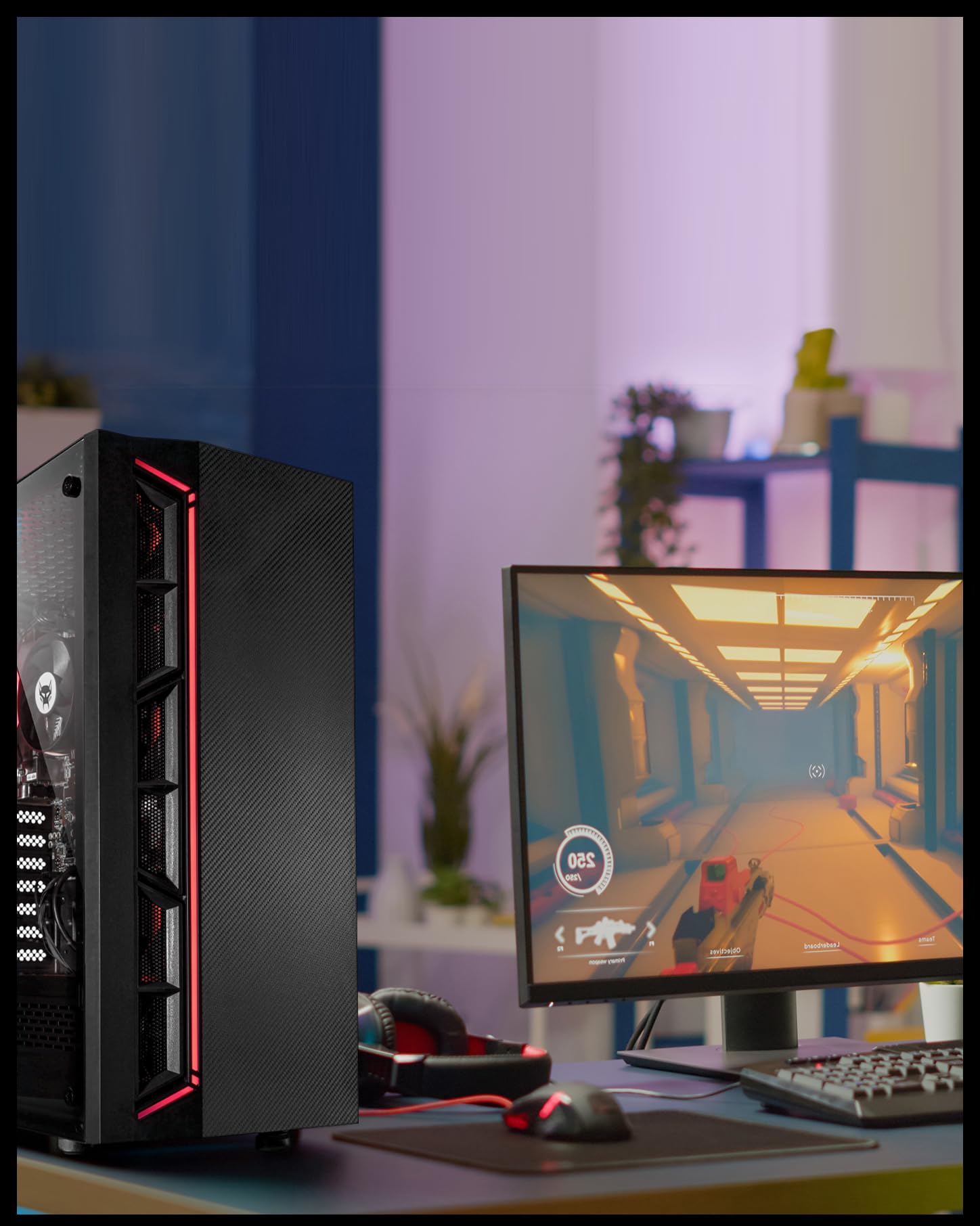 PC Gamer Beastcom Q3 - AMD Ryzen 5, 16GB RAM, 512GB SSD, Wi-Fi