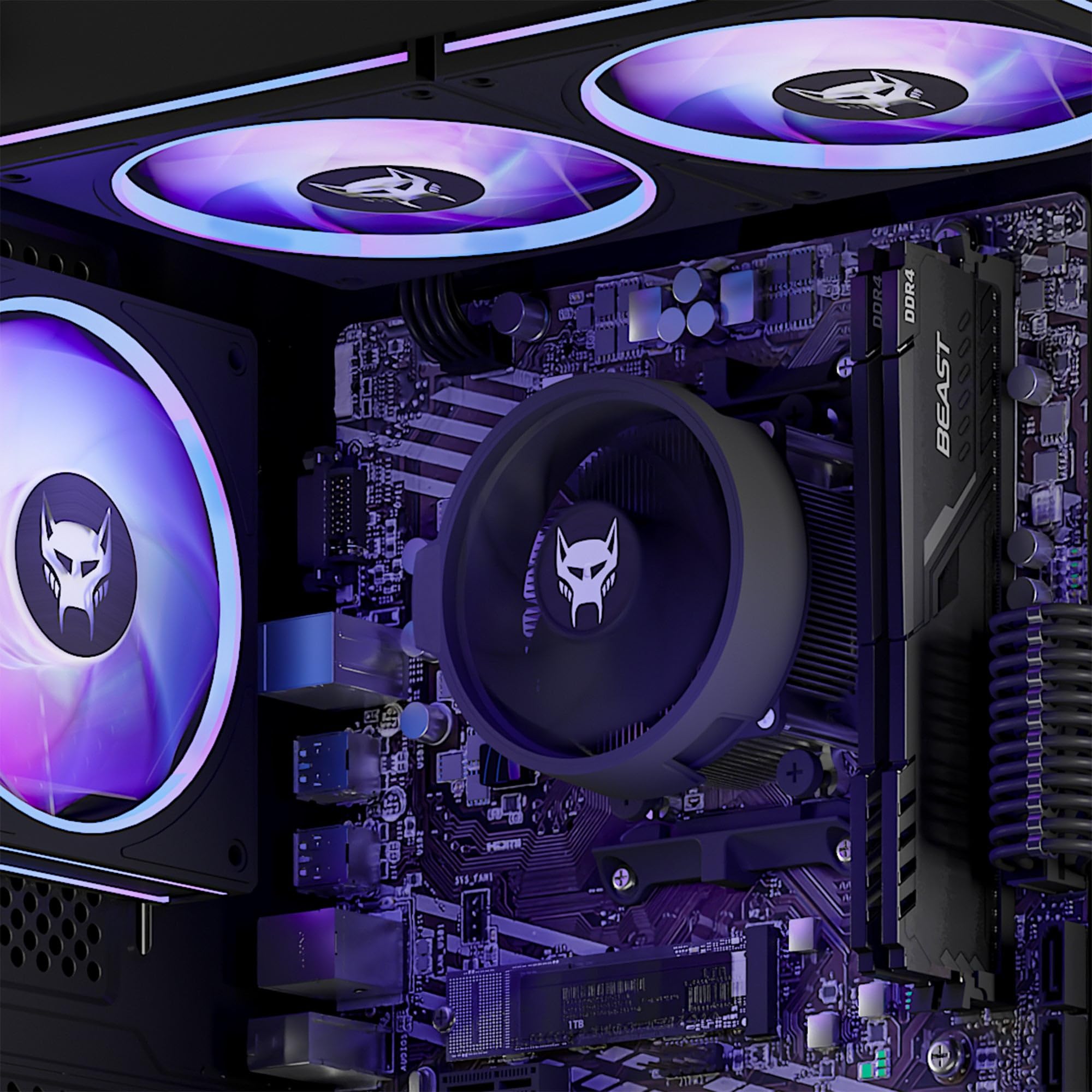 PC Gamer Beastcom Q3 - AMD Ryzen 5, 16GB RAM, 512GB SSD, Wi-Fi